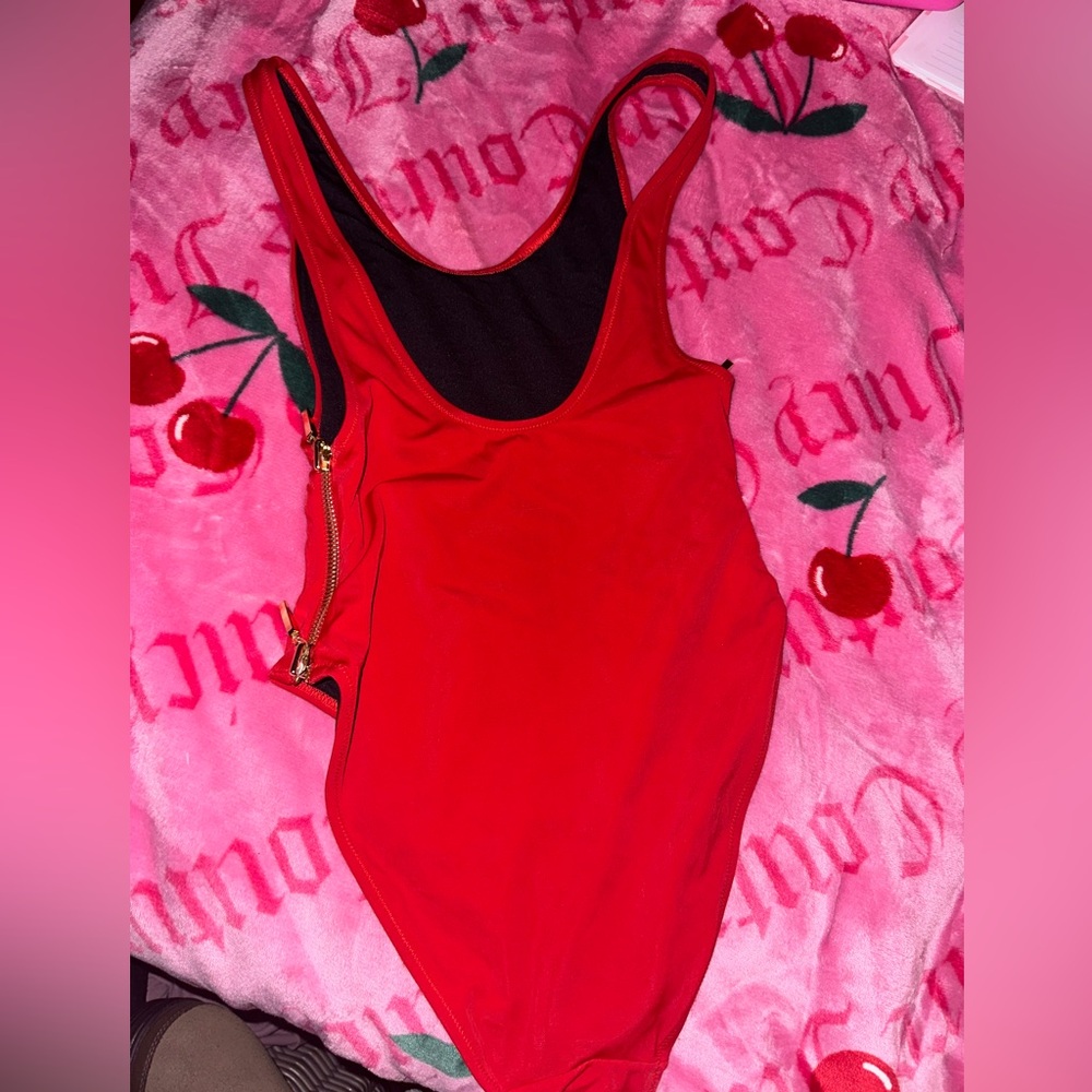 oye womens swimwear red one piece - Picture 2 of 2